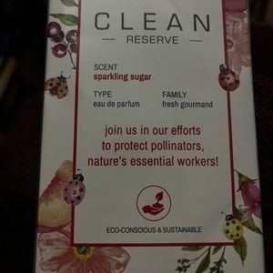 Brand new in box CLEAN RESERVE SPARKLING SUGAR.